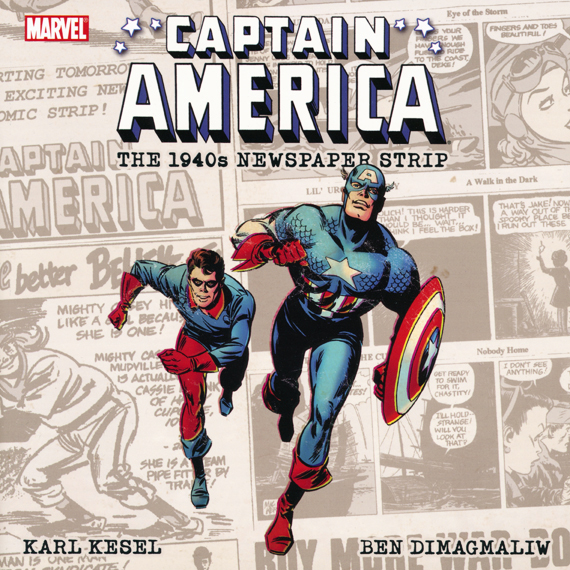 captain america, bucky, marvel, comics, newspaper, strip