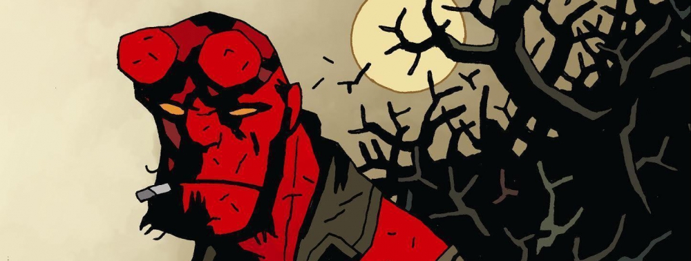 Mignola s'affiche en dessin sur une nouvelle bannière pour le reboot d'Hellboy