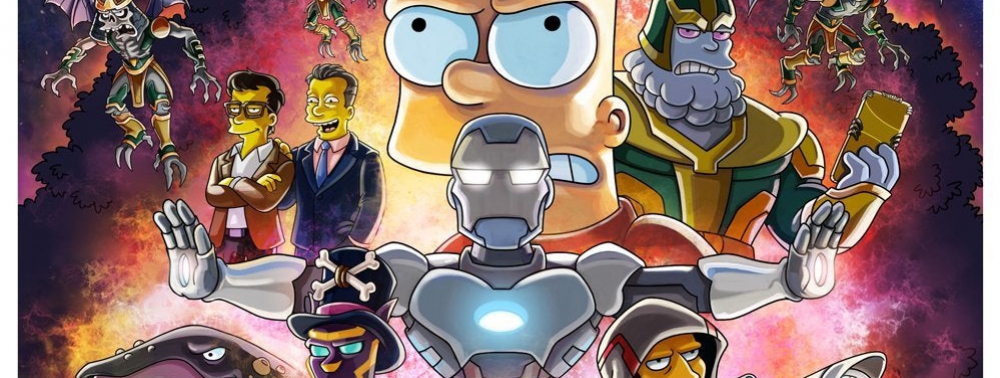 Les Simpsons parodient le poster d'Avengers : Infinity War pour leur épisode avec les frères Russo