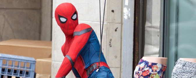 Spidey monte en l'air sur le tournage de Spider-Man : Homecoming