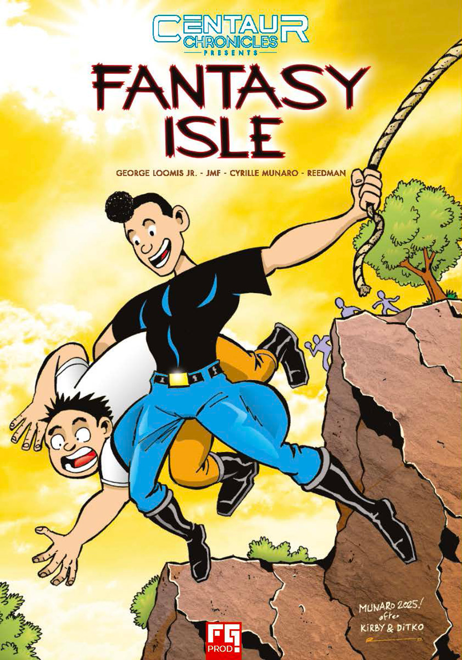 Fantasy Isle: the adventures of “American Tintin” Tippy Taylor to support on Ulule! | COMICSBLOG.fr