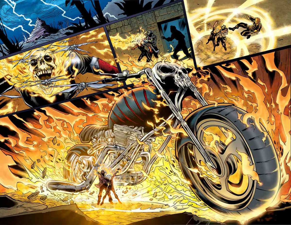 ghost rider, johnny blaze, marvel, fear itself