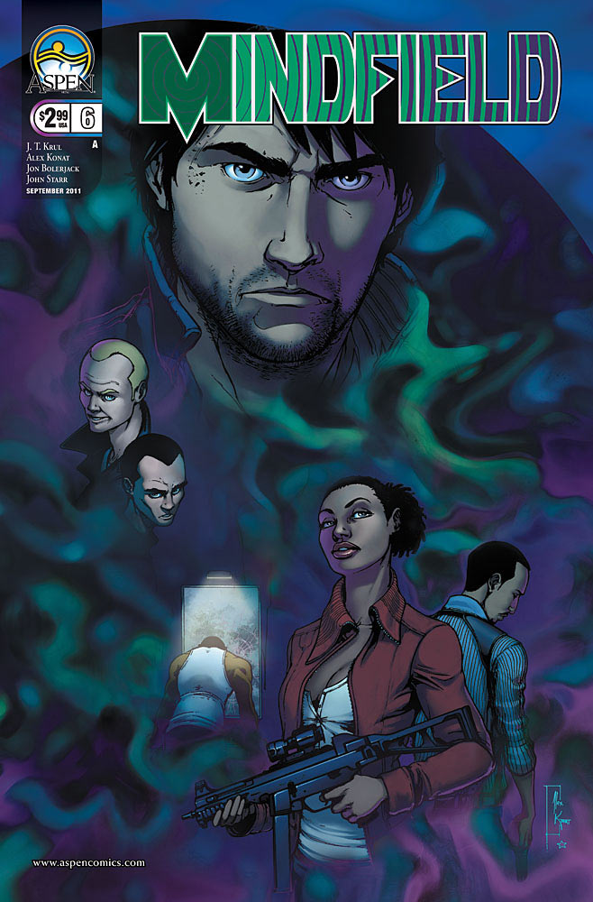 mindfield, j.t. krul, alex konat, aspen, comics