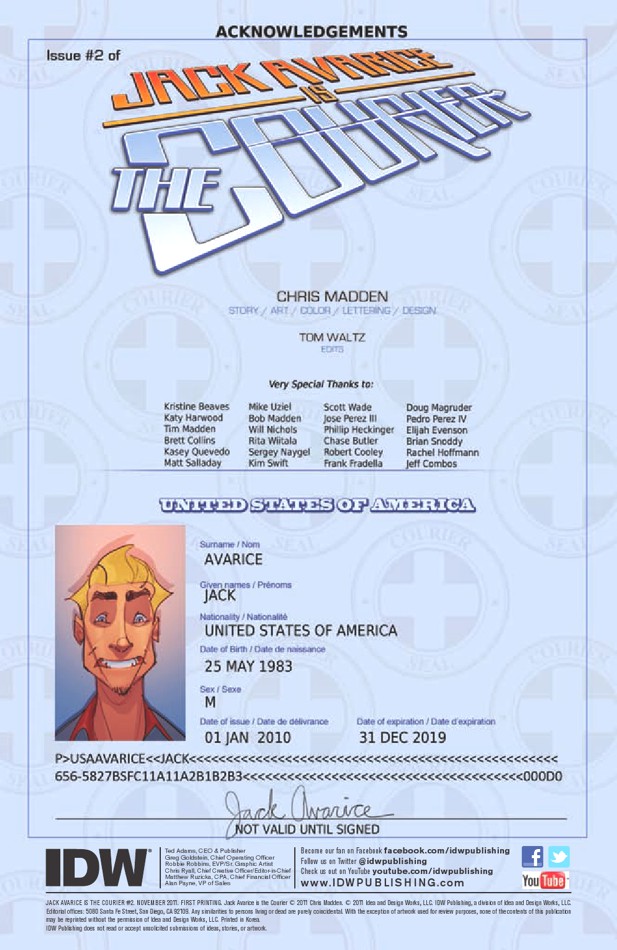 Jack Avarice is the Courier 2