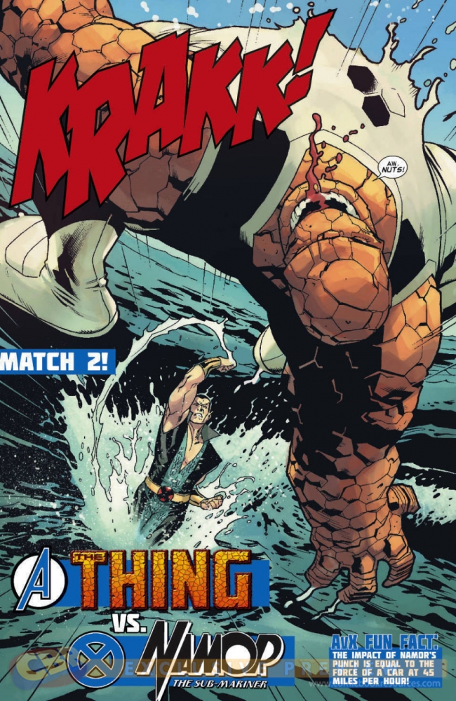 Namor vs Thing
