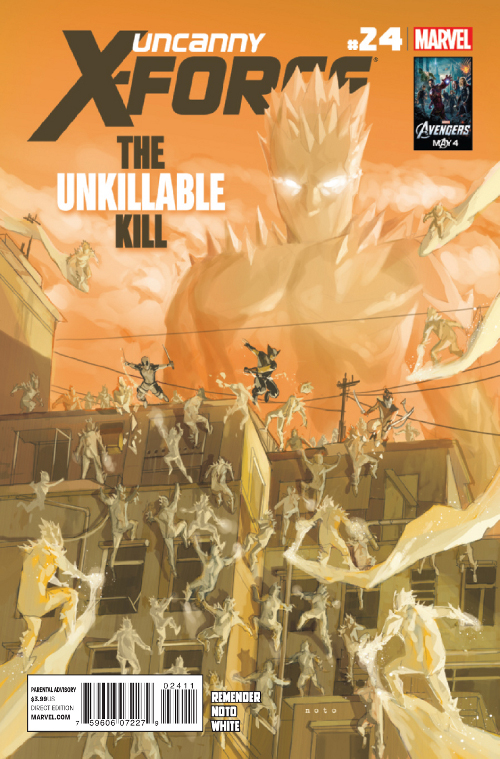 Uncanny X-Force #24, Cover Comicsblog.fr