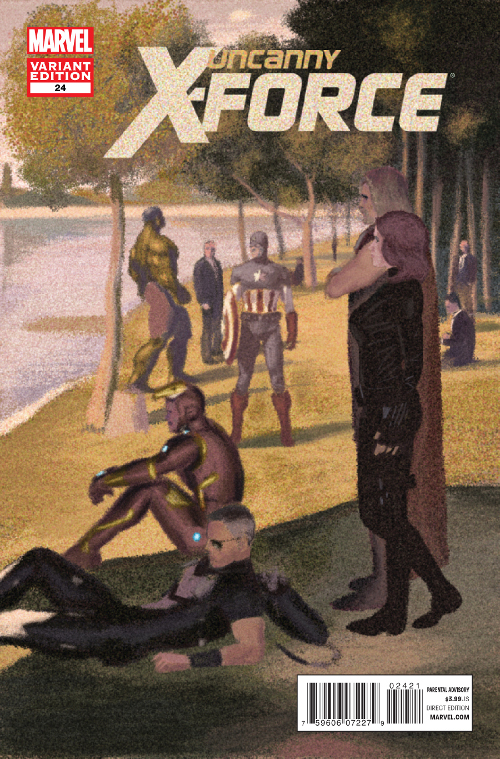 Uncanny X-Force #24, Cover alternative Comicsblog.fr