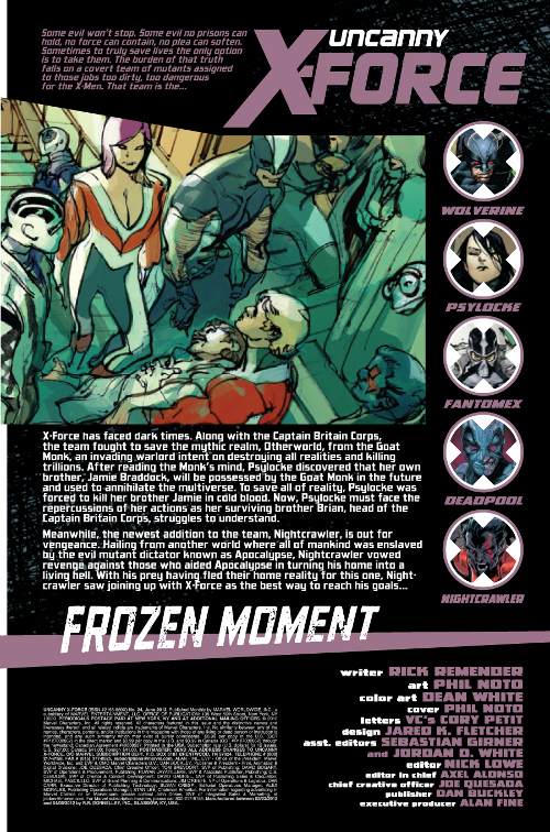 Uncanny X-Force #24, résumé Comicsblog.fr