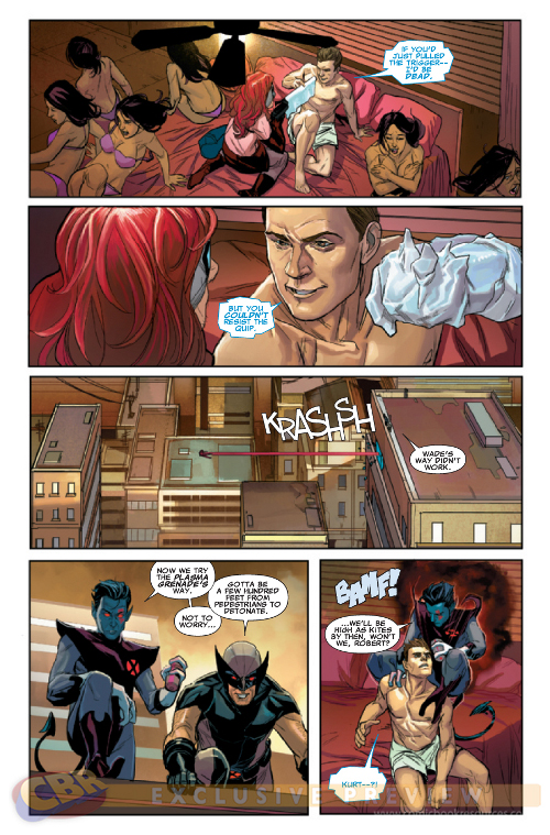Uncanny X-Force #24, page 3 Comicsblog.fr