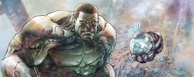 La couverture d'Indestructible Hulk #1 par Leinil Yu