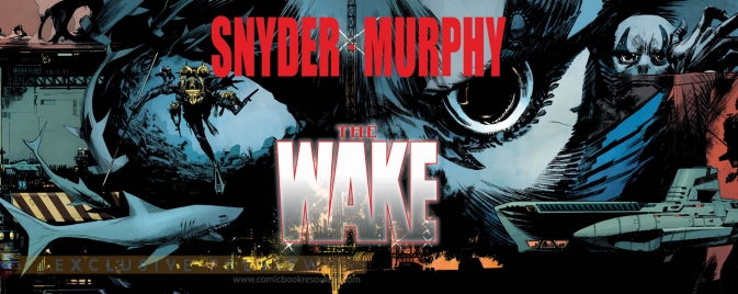 Une fresque de couvertures de Sean Murphy pour The Wake 