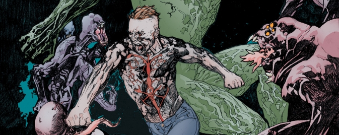 Une planche pour Animal Man Annual #1