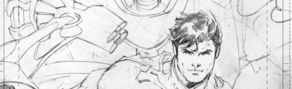 2 couvertures rejetées de Jim Lee pour Action Comics #1