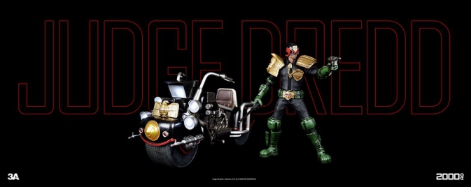 Judge Dredd et sa Lawmaster débarquent chez World Of 3A