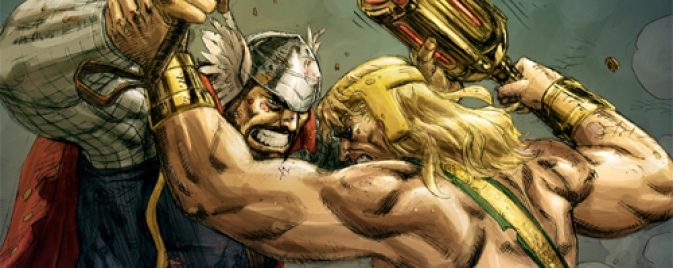 Thor et Zeus s'affrontent en Battle de rap et en LEGO