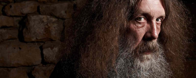 Alan Moore en dédicace à Londres