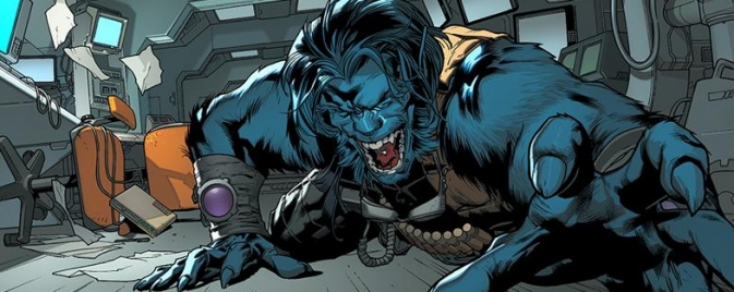 Une double page sur Beast pour All New X-Men