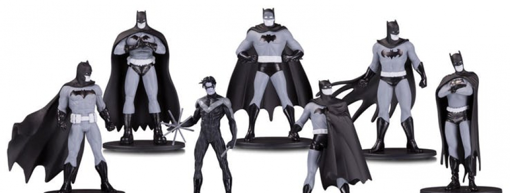 La collection Batman Black & White s'enrichit d'un coffret et d'une statuette par Kenneth Rocafort