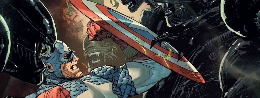 Un crossover Alien vs Captain America par Frank Tieri et Stefano Raffaele en novembre 2025 chez Marvel
