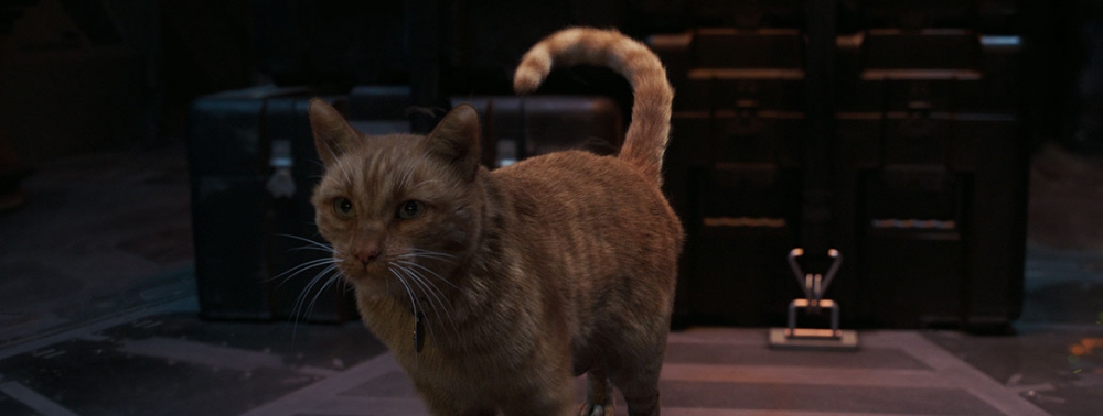 Captain Marvel : les visuels des effets spéciaux avant/après révèlent les modèles 3D du chat roux