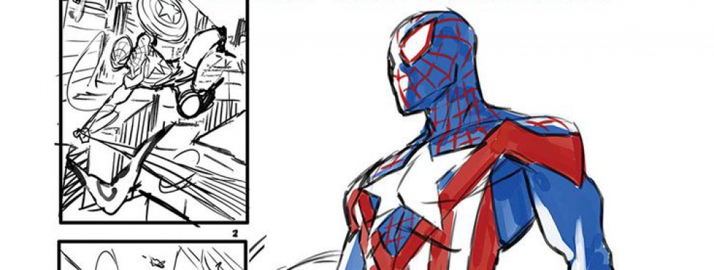 Un design de Miles Morales en Captain America pour sa série What If...?