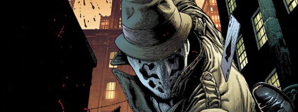 Rorschach tabasse le Joker en couverture de Doomsday Clock #7