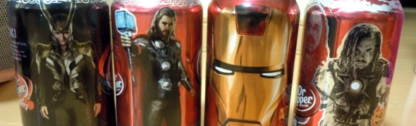 Dr Pepper aux couleurs de The Avengers