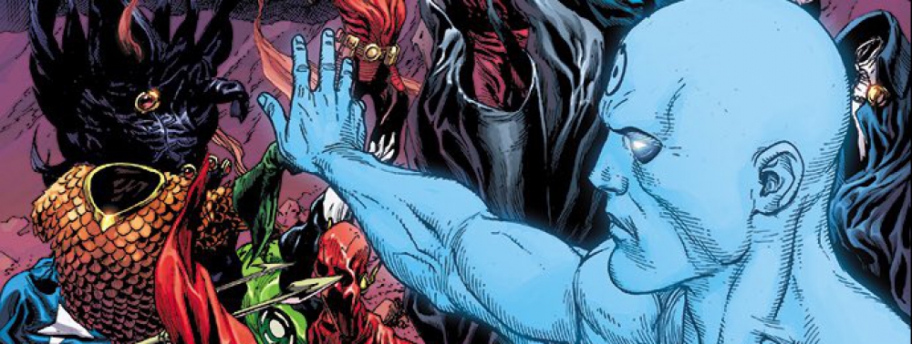 Dr. Manhattan la joue comme Thanos en couverture variante de Doomsday Clock #9