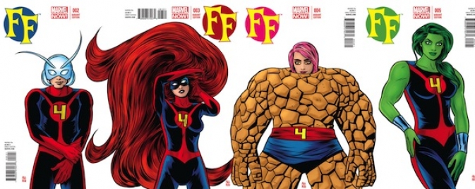 Les nouveaux membres de FF par Mike Allred