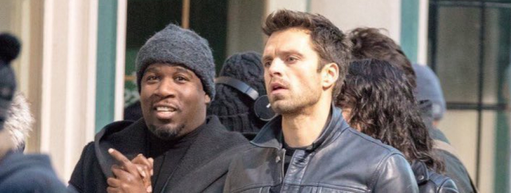 Sebastian Stan change de look sur les premières photos du tournage de la série The Falcon & the Winter Soldier