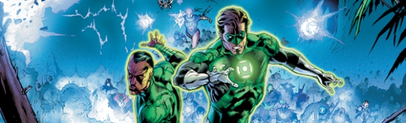 La couverture variante de Green Lantern #8 par Dale Keown
