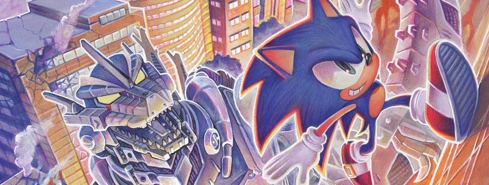 Et maintenant, sous vos yeux ébahis... un crossover Sonic x Godzilla ! Et maintenant, sous vos yeux ébahis... un crossover Sonic x Godzilla !