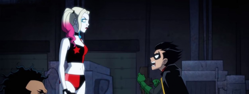 Harley Quinn se frite avec Damian Wayne dans un nouvel extrait de la série animée