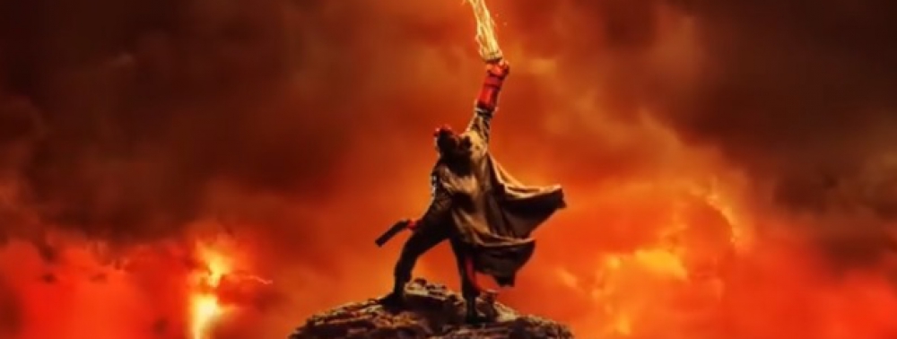 Hellboy tient l'épée de la légende dans un motion poster pour le reboot de Neil Marshall
