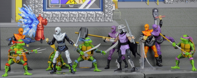 NECA dévoile ses figurines Tortues Ninja tirées du jeu arcade