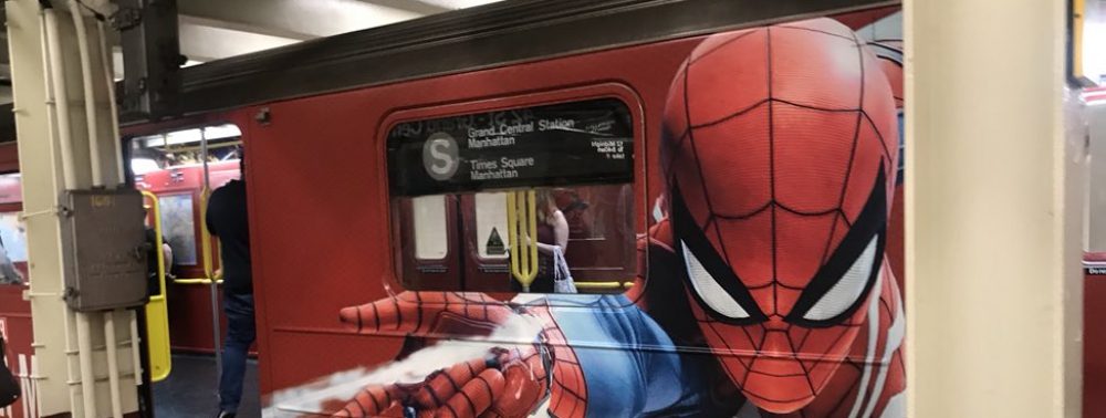 Le métro de NYC aux couleurs du jeu Spider-Man