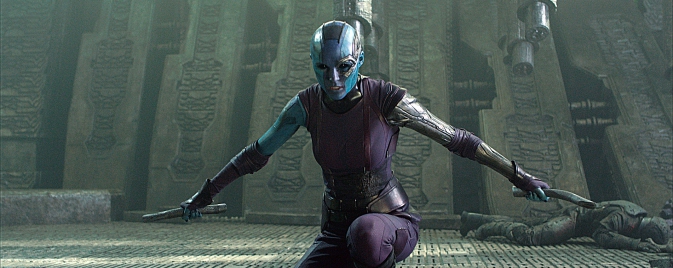 Quand Karen Gillan sacrifie ses cheveux pour incarner Nebula