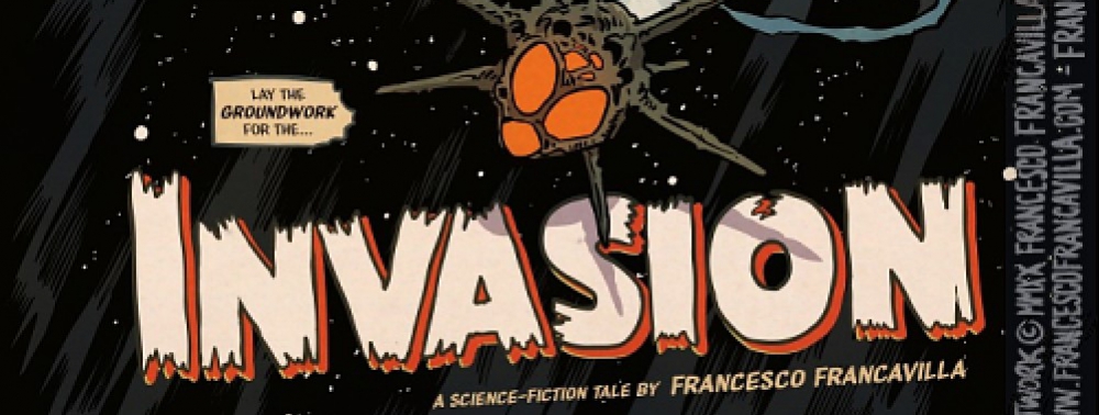 Francesco Francavilla publie Invasion, courte histoire de science-fiction