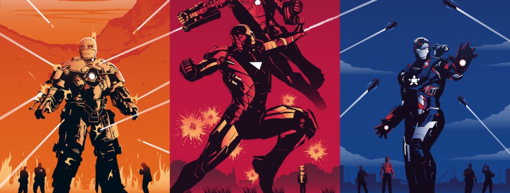 L'artiste français Rico Jr. signe un superbe triptyque pour la trilogie Iron Man