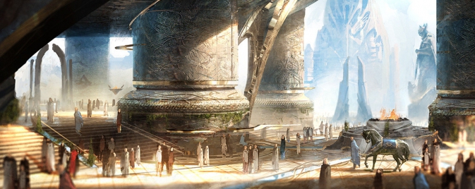 Des concept-arts magnifiques d'Asgard pour Thor : The Dark World