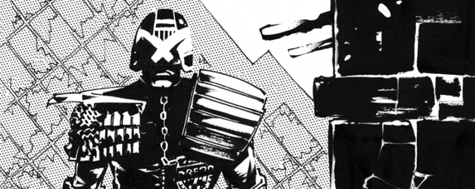 R.M. Guera dessine du Judge Dredd