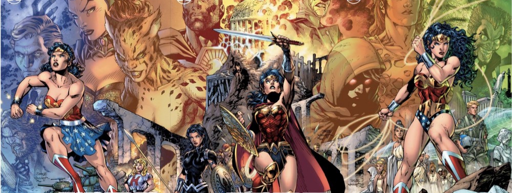 Jim Lee signe un beau triptyque de couvertures pour Wonder Woman #750