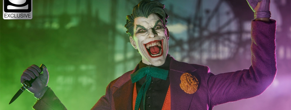 Un Joker classique (et inquiétant) se montre en figurine chez Sideshow Collectibles