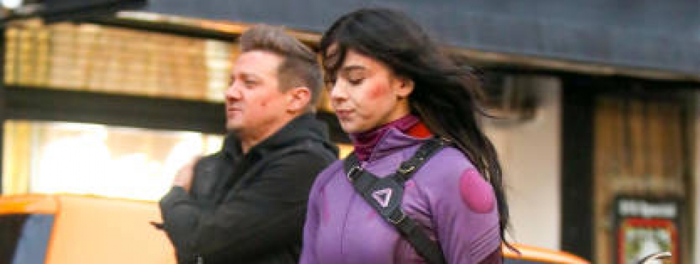 Hawkeye : Kate Bishop en costume et des vilains sur de nouvelles photos de tournage