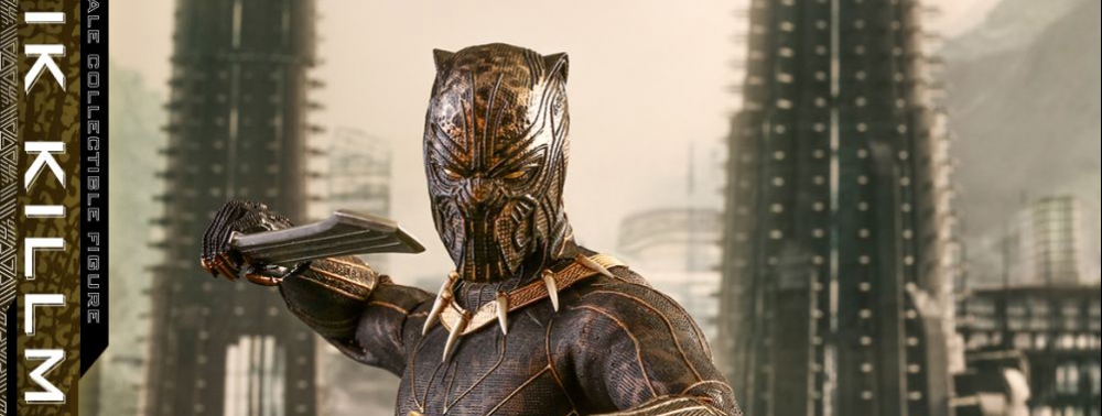 Hot Toys présente une superbe statuette de Killmonger en costume de Golden Jaguar