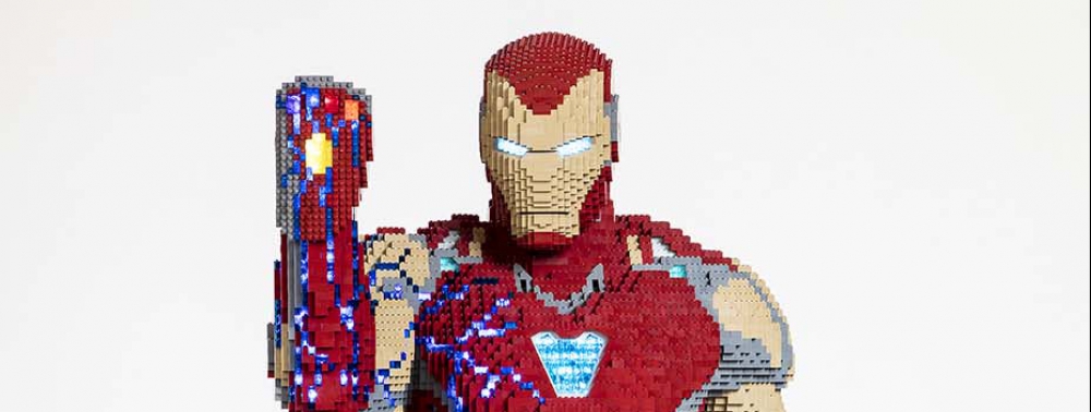 Lego expose un Iron Man façon Avengers : Endgame  à taille humaine pour la SDCC 2019