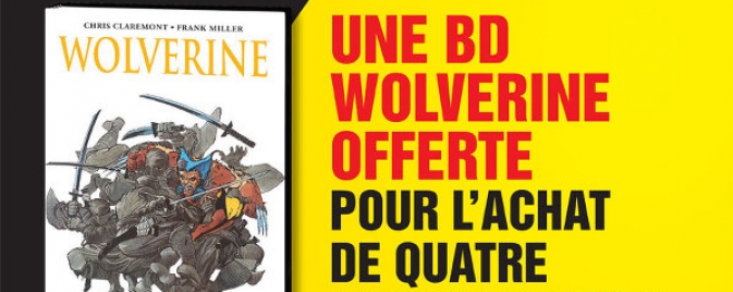 Panini offre une BD de Wolverine pour l'achat de 4 titres Marvel Now