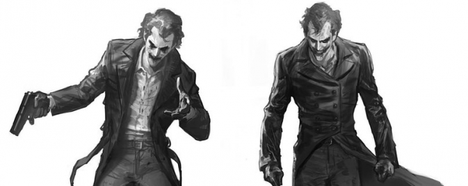 Les concept-arts du Joker dans Batman : Arkham Origins