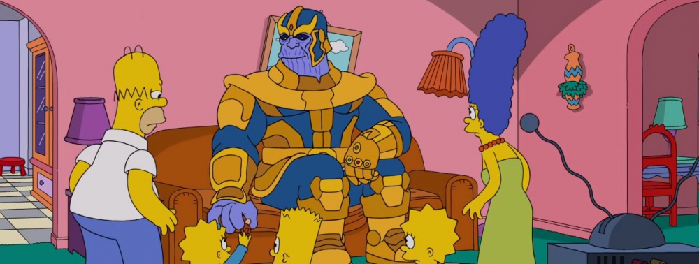 Thanos fait une apparition remarquée dans le générique des Simpsons
