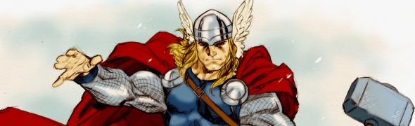 Mark Brooks dessine Thor en 10 minutes !